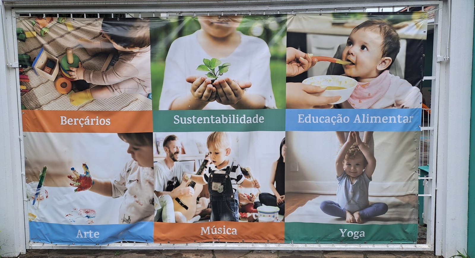 Berçários, sustentabilidade, educação alimentar, arte, música e yoga — atividades especializadas da Janelinha